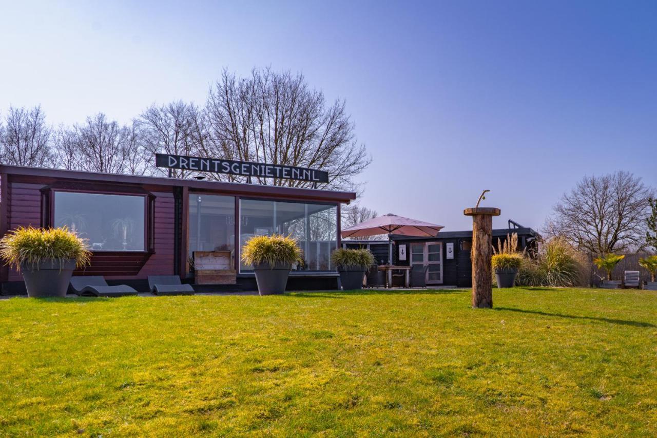 Drents Genieten - Riegheide Met Prive Jacuzzi Erm Exterior foto